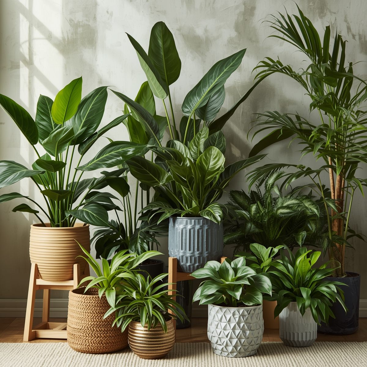 Golden pothos trailing plant